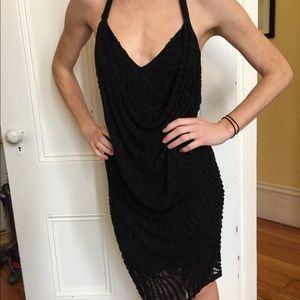 Haute hippie beaded cocktail dress